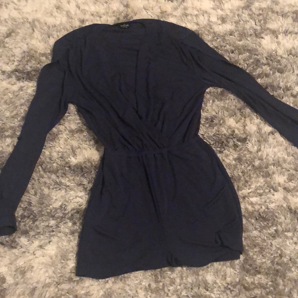 Bebe dark purple romper